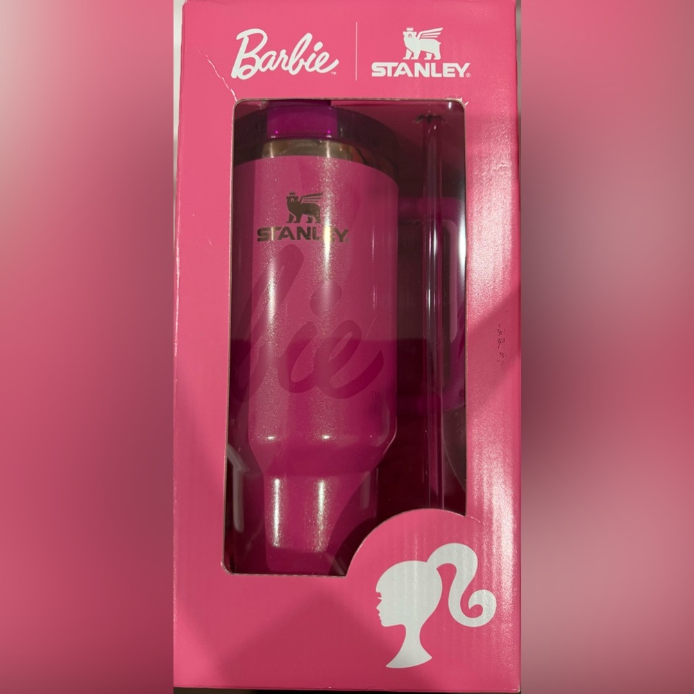 Limited Edition Stanley x Barbie Icon Pink Glitter 40oz